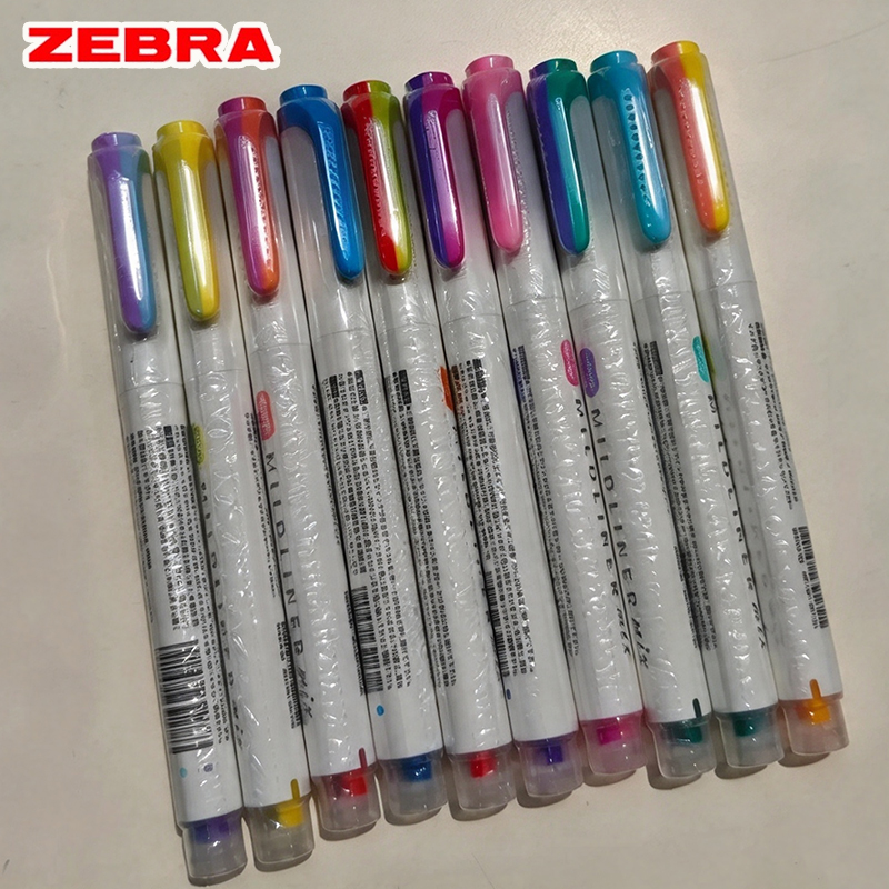 Zebra Pen Mildliner - Zebra Mildliner Mix Highlighters WKS23 Two-Color