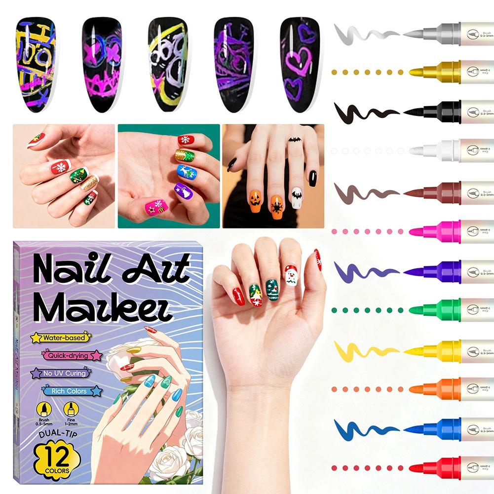 Copic Marker Classic - 12/24 Colors Nail Art Pens Acrylic
