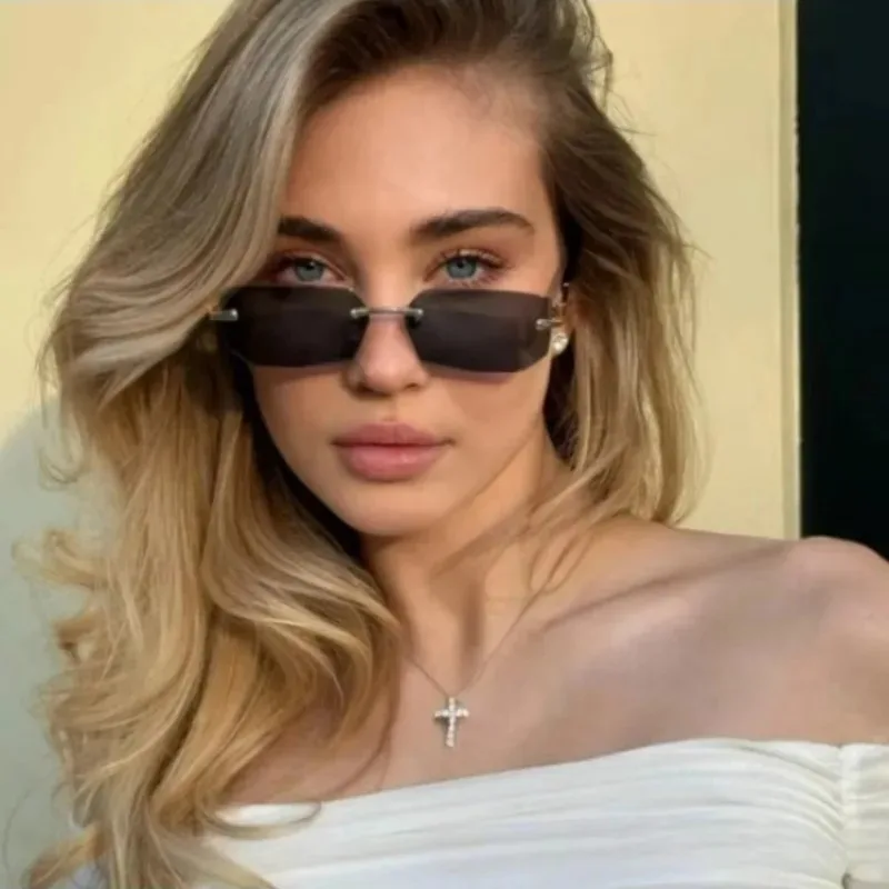 Fashion Punk Square Sunglasses - Metal Photo Panel review and price