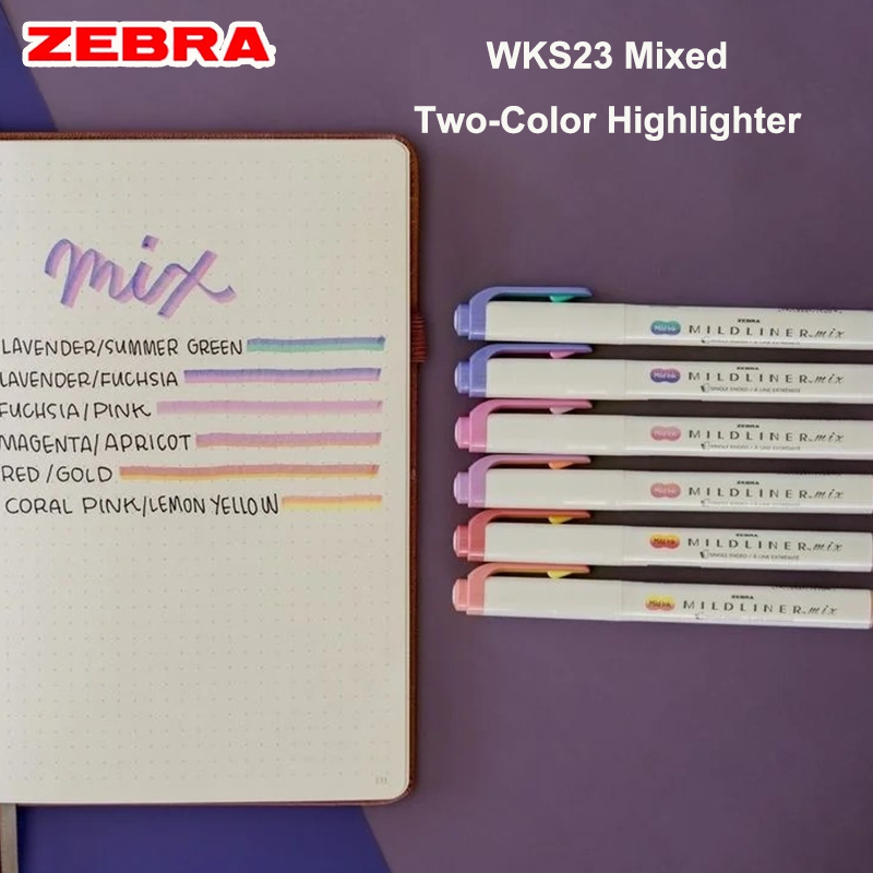 Japan Zebra Mildliner Mix Dual - Zebra Pen Mildliner review and price