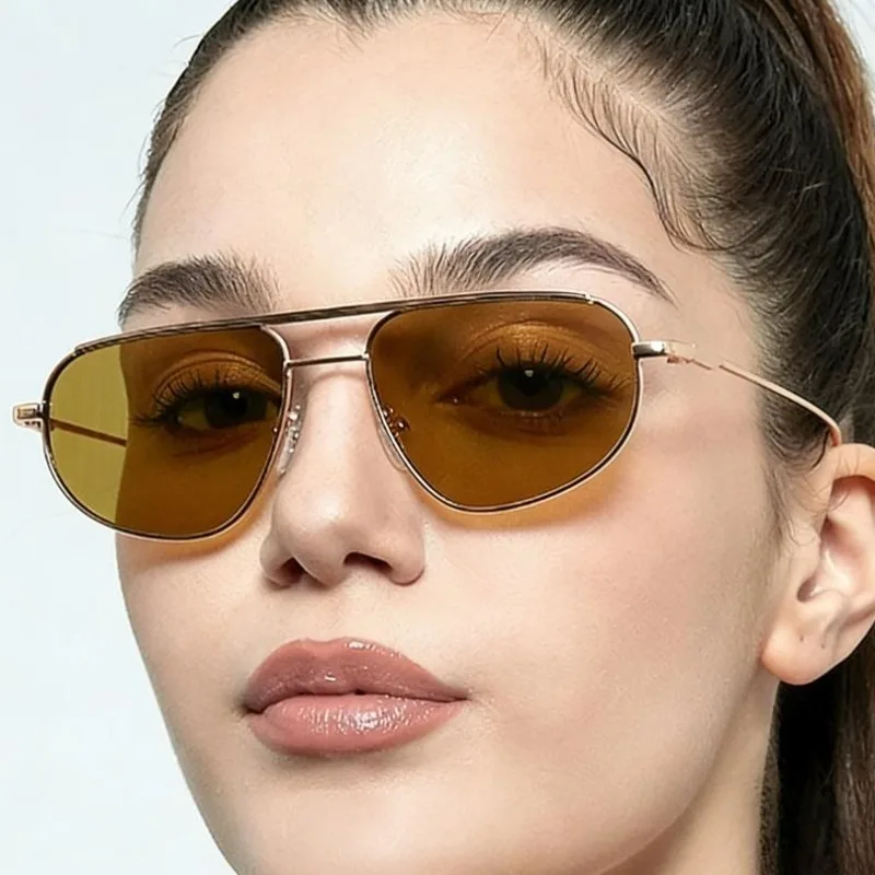 Men Sunglasses Metal Frame Squ - Metal Photo Panel review and price